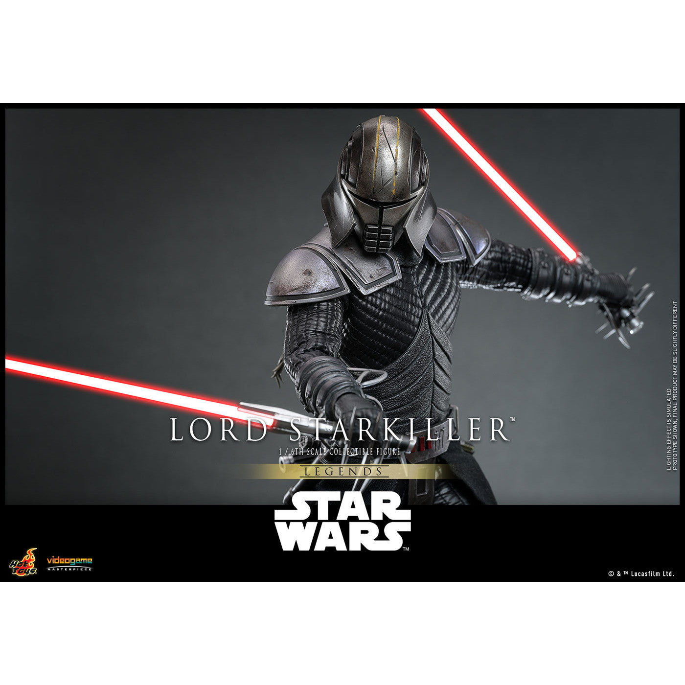 【新品即納】[FIG] ビデオゲーム・マスターピース ロード・スターキラー STAR WARS(スター・ウォーズ) 1/6 完成品 可動フィギュア(VGM#63) ホットトイズ(20250731)