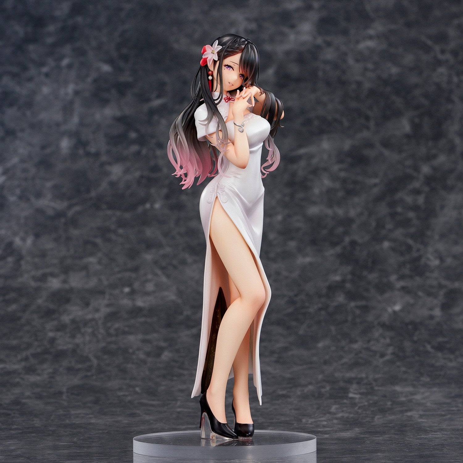 【新品即納】[FIG] 大熊まいイラスト『癒し系白チャイナおねえさん』 完成品 フィギュア ユニオンクリエイティブ(20250430)
