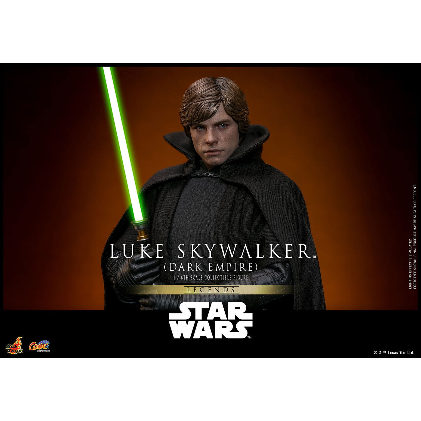 【新品即納】[FIG] コミック・マスターピース ルーク・スカイウォーカー(ダーク・エンパイア) STAR WARS(スター・ウォーズ) 1/6 完成品 可動フィギュア(CM#19) ホットトイズ(20250731)