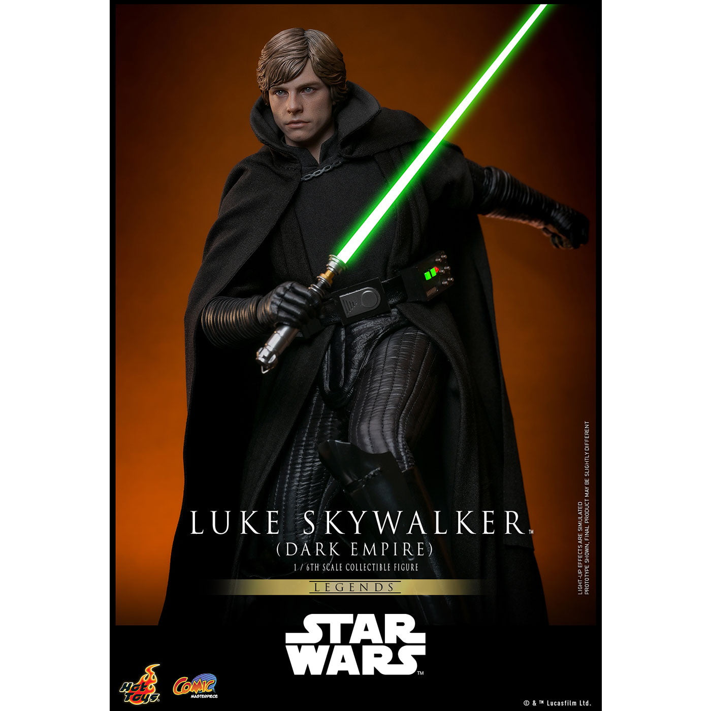 【新品即納】[FIG] コミック・マスターピース ルーク・スカイウォーカー(ダーク・エンパイア) STAR WARS(スター・ウォーズ) 1/6 完成品 可動フィギュア(CM#19) ホットトイズ(20250731)