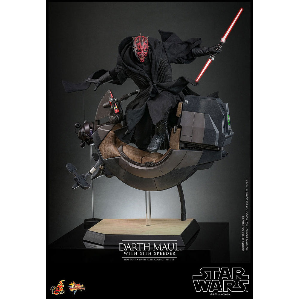 【予約安心出荷】[FIG] ムービー・マスターピース ダース・モール シス・スピーダー(2.0版) STAR WARS(スター・ウォーズ) エピソード1/ファントム・メナス 1/6 完成品 可動フィギュア(MM#749) ホットトイズ(2025年9月)