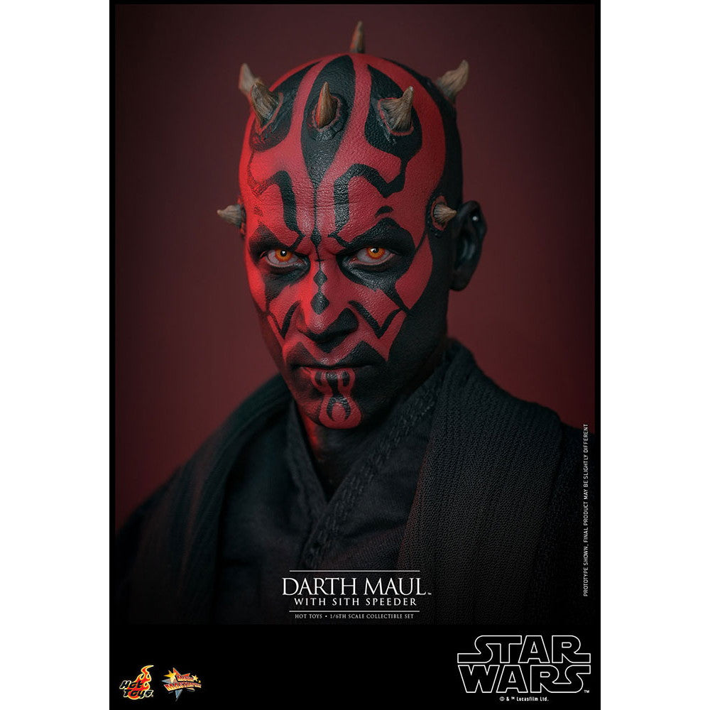 【予約安心出荷】[FIG] ムービー・マスターピース ダース・モール シス・スピーダー(2.0版) STAR WARS(スター・ウォーズ) エピソード1/ファントム・メナス 1/6 完成品 可動フィギュア(MM#749) ホットトイズ(2025年9月)
