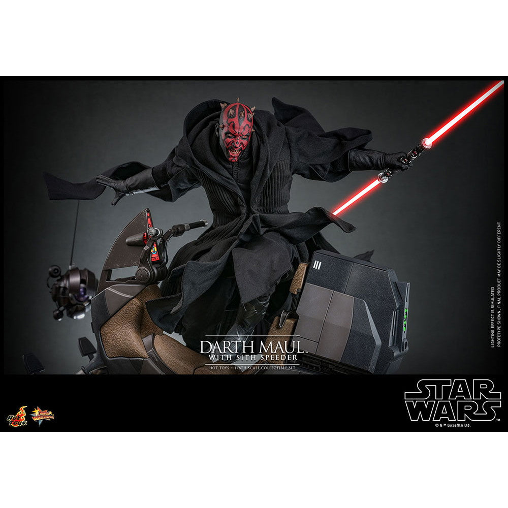 【予約安心出荷】[FIG] ムービー・マスターピース ダース・モール シス・スピーダー(2.0版) STAR WARS(スター・ウォーズ) エピソード1/ファントム・メナス 1/6 完成品 可動フィギュア(MM#749) ホットトイズ(2025年9月)
