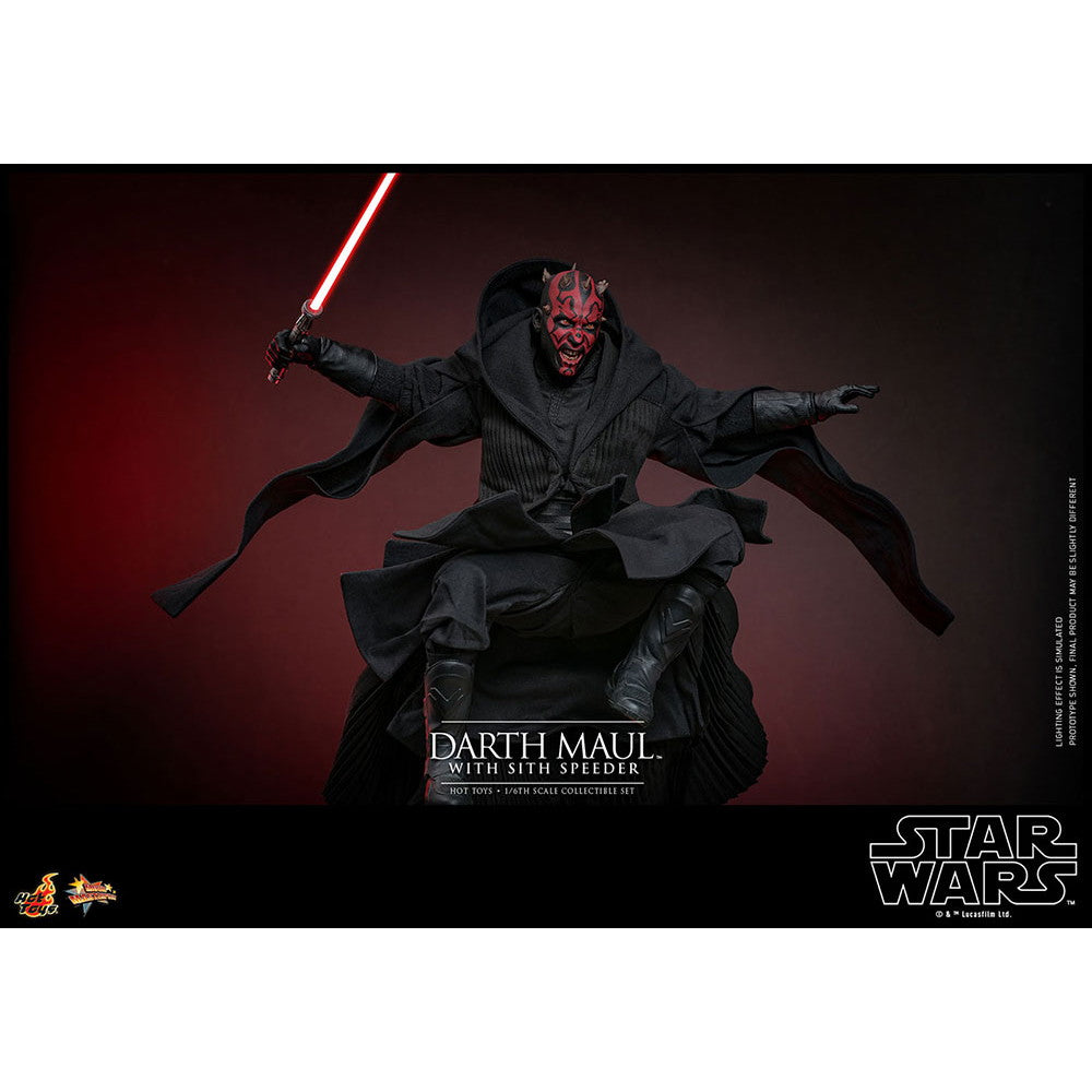 【予約安心出荷】[FIG] ムービー・マスターピース ダース・モール シス・スピーダー(2.0版) STAR WARS(スター・ウォーズ) エピソード1/ファントム・メナス 1/6 完成品 可動フィギュア(MM#749) ホットトイズ(2025年9月)