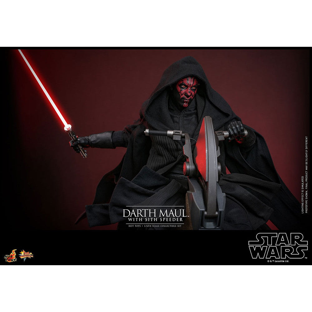 【予約安心出荷】[FIG] ムービー・マスターピース ダース・モール シス・スピーダー(2.0版) STAR WARS(スター・ウォーズ) エピソード1/ファントム・メナス 1/6 完成品 可動フィギュア(MM#749) ホットトイズ(2025年9月)