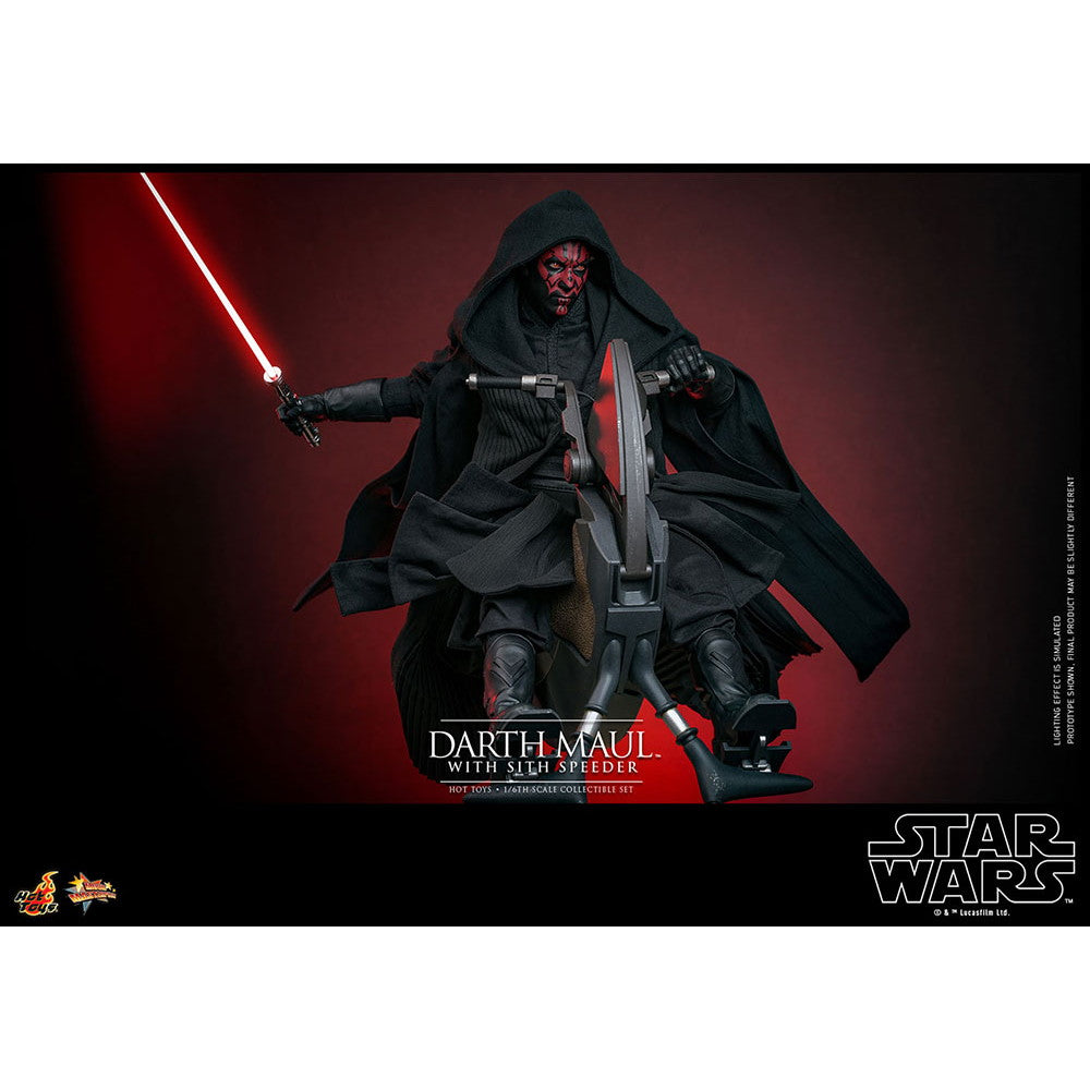 【予約安心出荷】[FIG] ムービー・マスターピース ダース・モール シス・スピーダー(2.0版) STAR WARS(スター・ウォーズ) エピソード1/ファントム・メナス 1/6 完成品 可動フィギュア(MM#749) ホットトイズ(2025年9月)