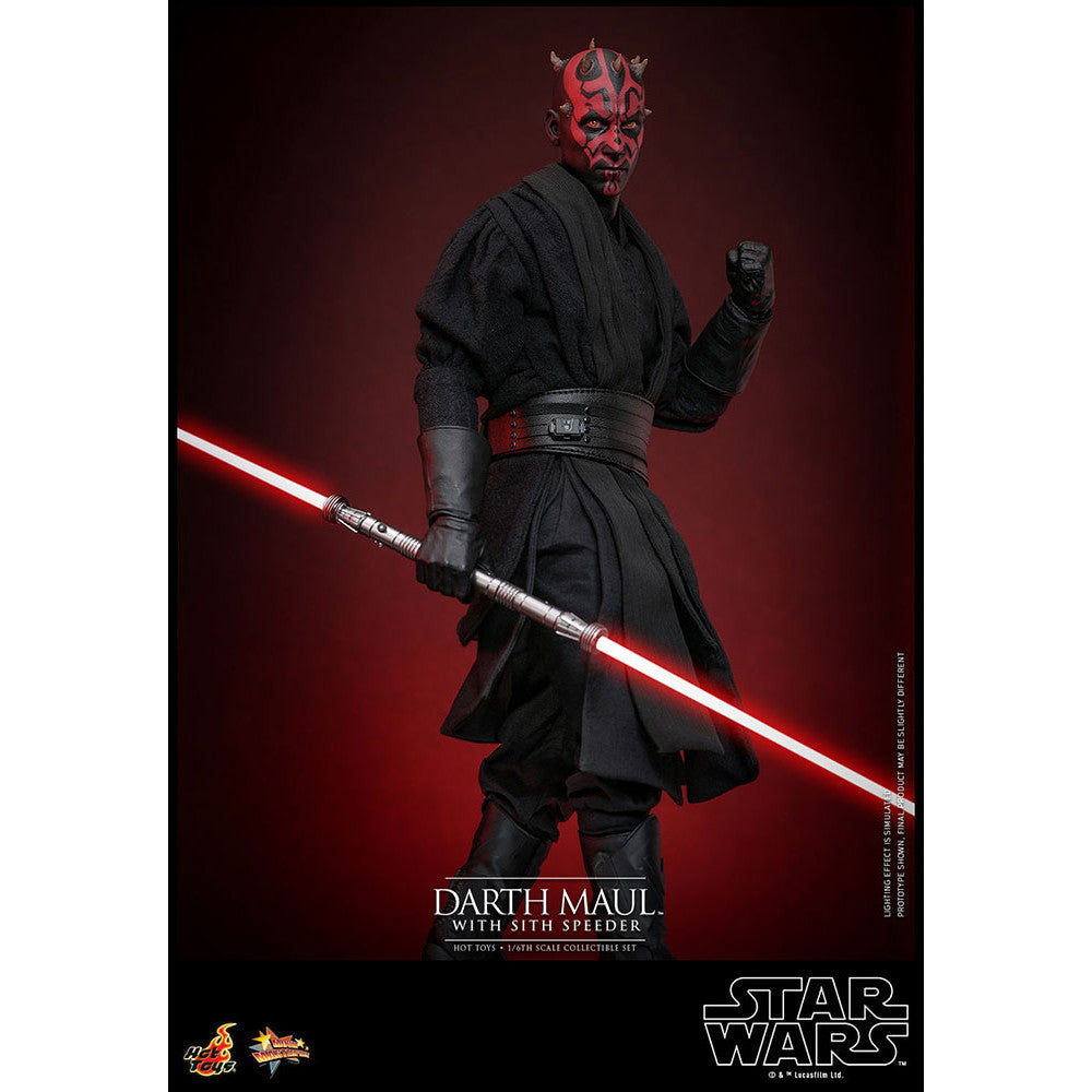 【予約安心出荷】[FIG] ムービー・マスターピース ダース・モール シス・スピーダー(2.0版) STAR WARS(スター・ウォーズ) エピソード1/ファントム・メナス 1/6 完成品 可動フィギュア(MM#749) ホットトイズ(2025年9月)