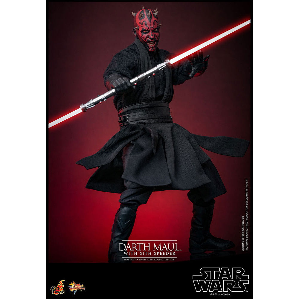 【予約安心出荷】[FIG] ムービー・マスターピース ダース・モール シス・スピーダー(2.0版) STAR WARS(スター・ウォーズ) エピソード1/ファントム・メナス 1/6 完成品 可動フィギュア(MM#749) ホットトイズ(2025年9月)
