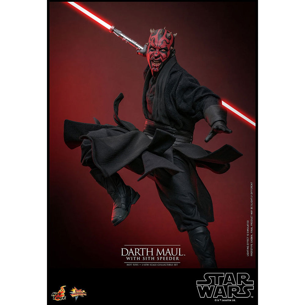 【予約安心出荷】[FIG] ムービー・マスターピース ダース・モール シス・スピーダー(2.0版) STAR WARS(スター・ウォーズ) エピソード1/ファントム・メナス 1/6 完成品 可動フィギュア(MM#749) ホットトイズ(2025年9月)