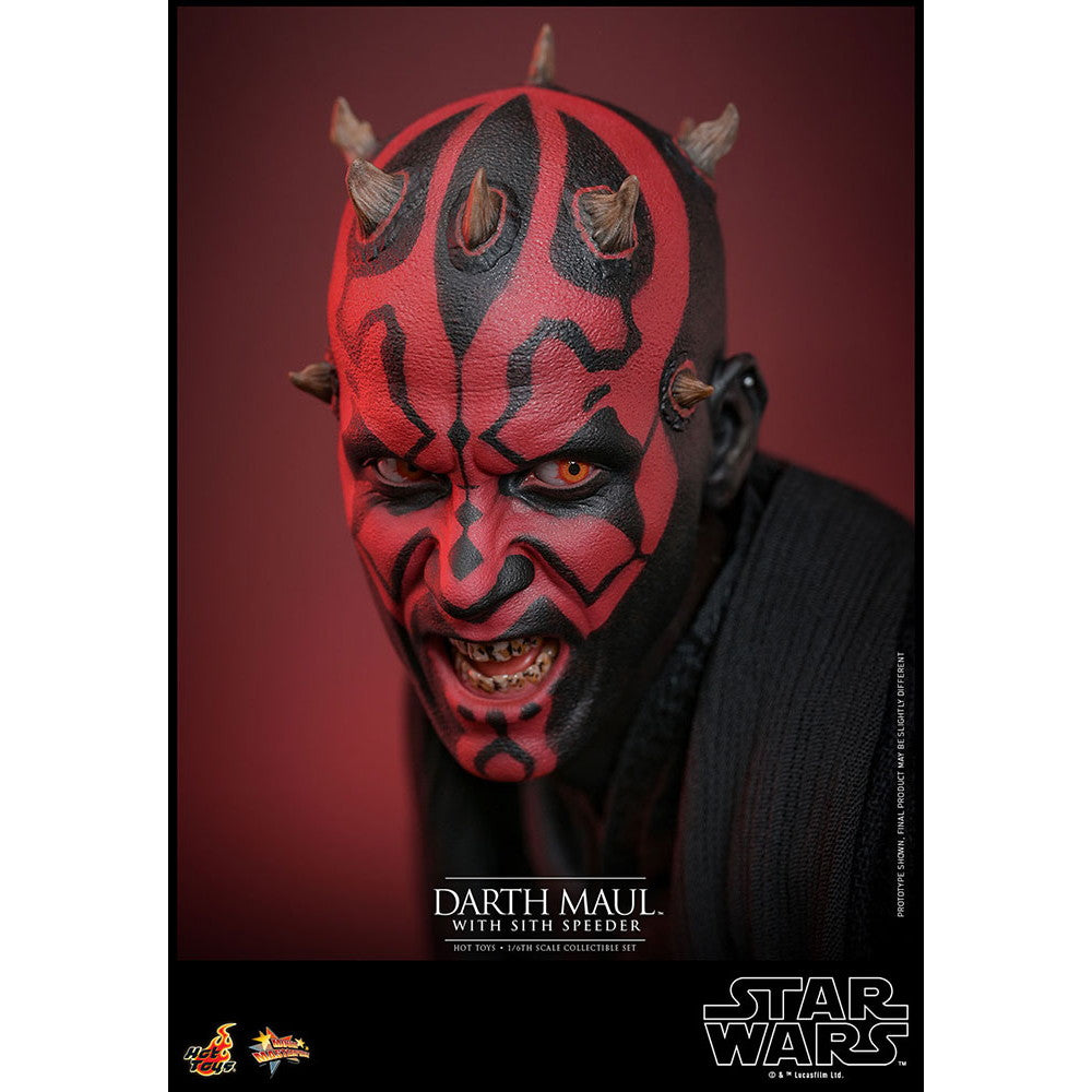 【予約安心出荷】[FIG] ムービー・マスターピース ダース・モール シス・スピーダー(2.0版) STAR WARS(スター・ウォーズ) エピソード1/ファントム・メナス 1/6 完成品 可動フィギュア(MM#749) ホットトイズ(2025年9月)