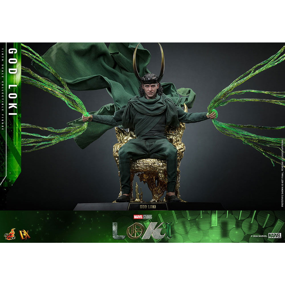 【新品即納】[FIG] テレビ・マスターピース DX ゴッド・ロキ 1/6 完成品 可動フィギュア(DX#40) ホットトイズ(20250930)