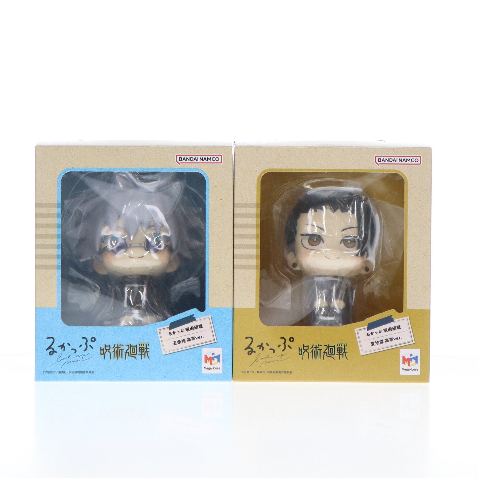 【中古即納】[FIG] プレミアムバンダイ限定特典無し るかっぷ 五条悟&夏油傑(ごじょうさとる&げとうすぐる) 高専Ver. セット 呪術廻戦 完成品 フィギュア メガハウス(20231222)