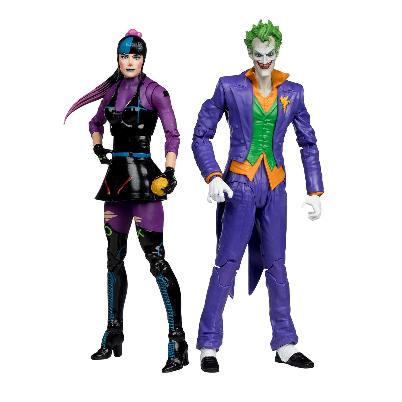 【新品即納】[FIG] DCマルチバース ジョーカー&パンチライン[コミック] DCコミックス 完成品 7インチ・アクションフィギュア マクファーレン・トイズ(2024年7月)