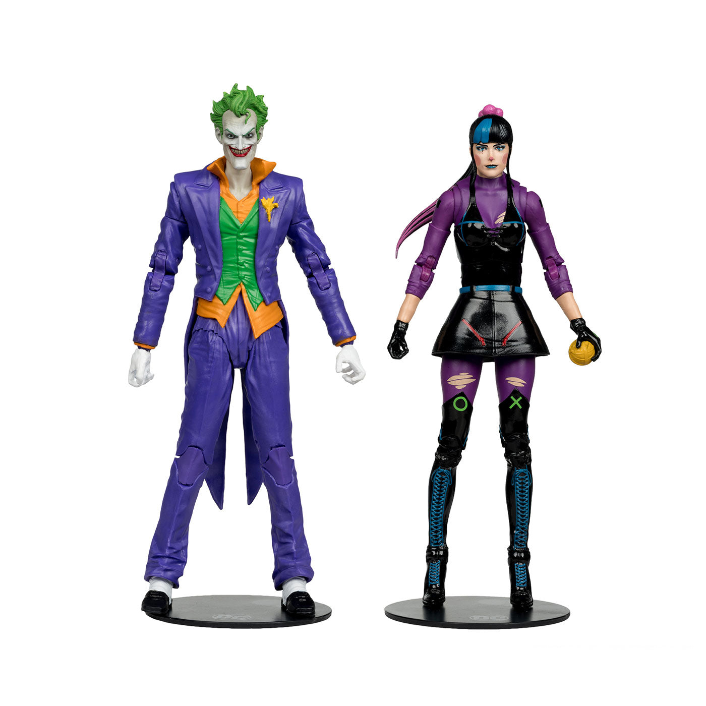 【新品即納】[FIG] DCマルチバース ジョーカー&パンチライン[コミック] DCコミックス 完成品 7インチ・アクションフィギュア マクファーレン・トイズ(2024年7月)