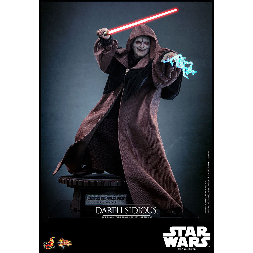 【予約安心出荷】[FIG] ムービー・マスターピース ダース・シディアス STAR WARS(スター・ウォーズ) エピソード3/シスの復讐 1/6 完成品 可動フィギュア(MM#745) ホットトイズ(2025年9月)