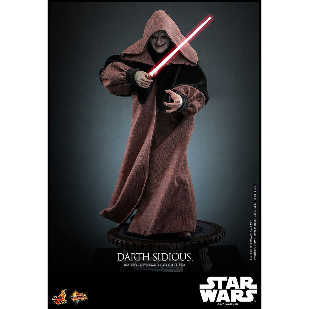 【予約安心出荷】[FIG] ムービー・マスターピース ダース・シディアス STAR WARS(スター・ウォーズ) エピソード3/シスの復讐 1/6 完成品 可動フィギュア(MM#745) ホットトイズ(2025年9月)