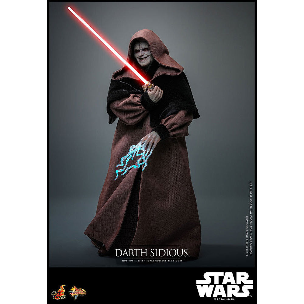 【予約安心出荷】[FIG] ムービー・マスターピース ダース・シディアス STAR WARS(スター・ウォーズ) エピソード3/シスの復讐 1/6 完成品 可動フィギュア(MM#745) ホットトイズ(2025年9月)