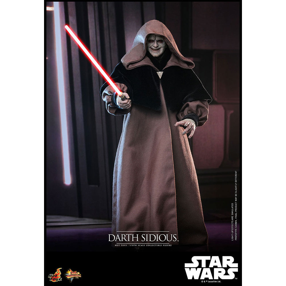 【予約安心出荷】[FIG] ムービー・マスターピース ダース・シディアス STAR WARS(スター・ウォーズ) エピソード3/シスの復讐 1/6 完成品 可動フィギュア(MM#745) ホットトイズ(2025年9月)