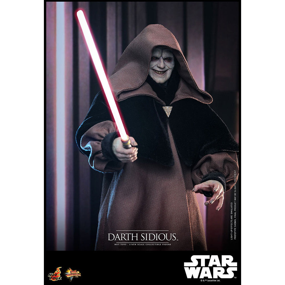 【予約安心出荷】[FIG] ムービー・マスターピース ダース・シディアス STAR WARS(スター・ウォーズ) エピソード3/シスの復讐 1/6 完成品 可動フィギュア(MM#745) ホットトイズ(2025年9月)