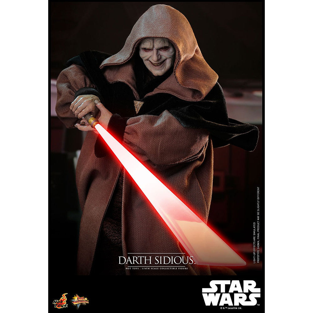 【予約安心出荷】[FIG] ムービー・マスターピース ダース・シディアス STAR WARS(スター・ウォーズ) エピソード3/シスの復讐 1/6 完成品 可動フィギュア(MM#745) ホットトイズ(2025年9月)