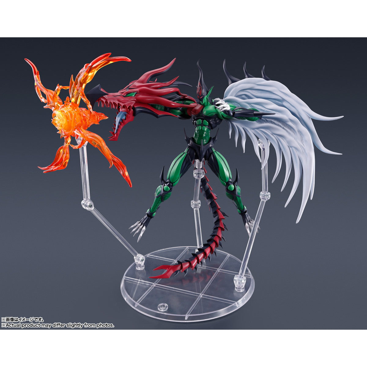 【中古即納】[FIG] S.H.MonsterArts(モンスターアーツ) E・HERO フレイム・ウィングマン 遊☆戯☆王デュエルモンスターズGX 完成品 可動フィギュア バンダイスピリッツ(20241026)