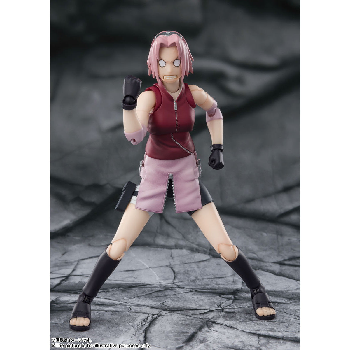【中古即納】[FIG] (再販)S.H.Figuarts(フィギュアーツ) 春野サクラ(はるのさくら) -師匠譲りの負けん気- NARUTO-ナルト- 疾風伝 完成品 可動フィギュア バンダイスピリッツ(20241214)