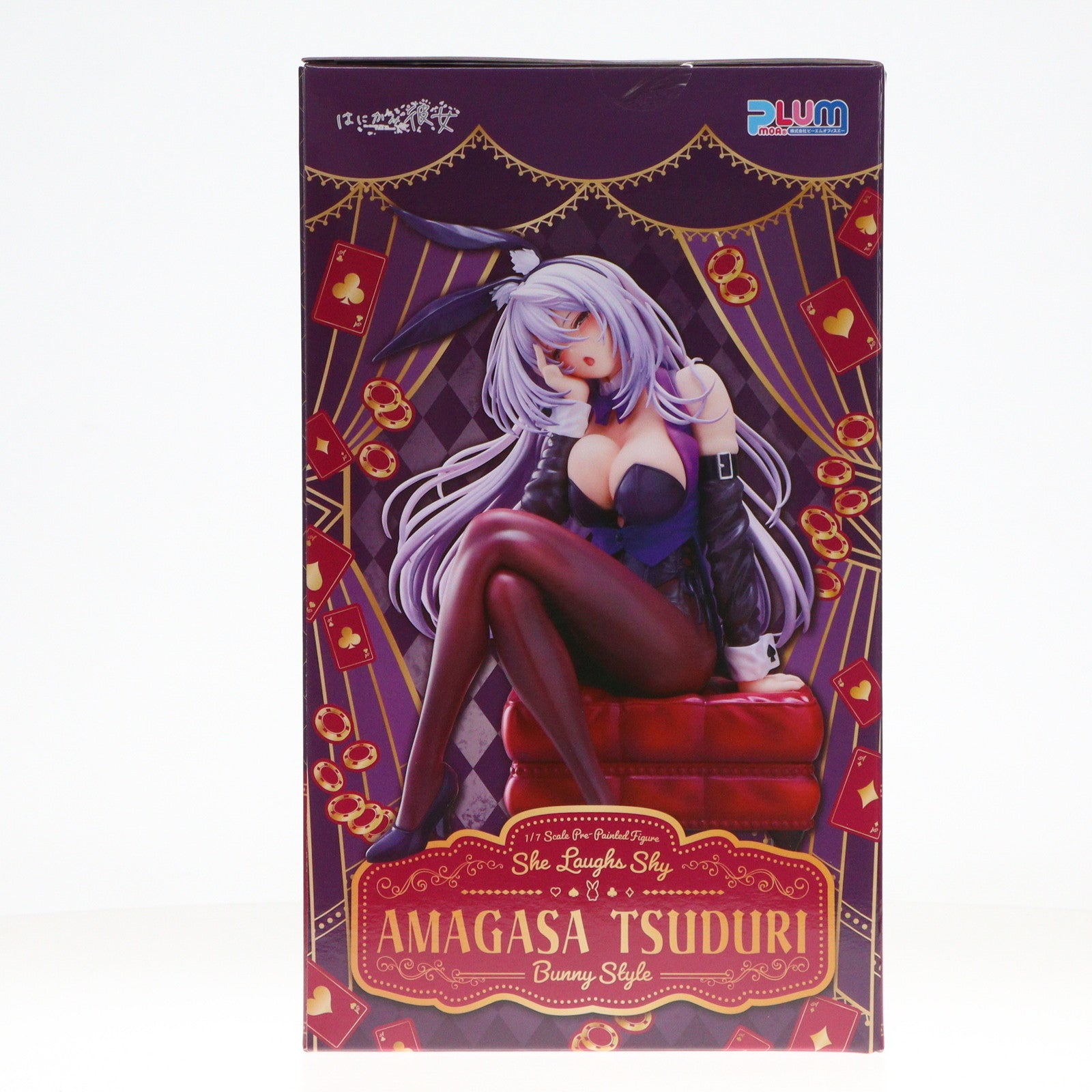 【中古即納】[FIG] PLUM直販限定特典付属 天笠綴(あまがさつづり) Bunny Style Illustrated by ピロ水 はにかみ彼女 1/7 完成品 フィギュア PLUM(プラム)(20240331)