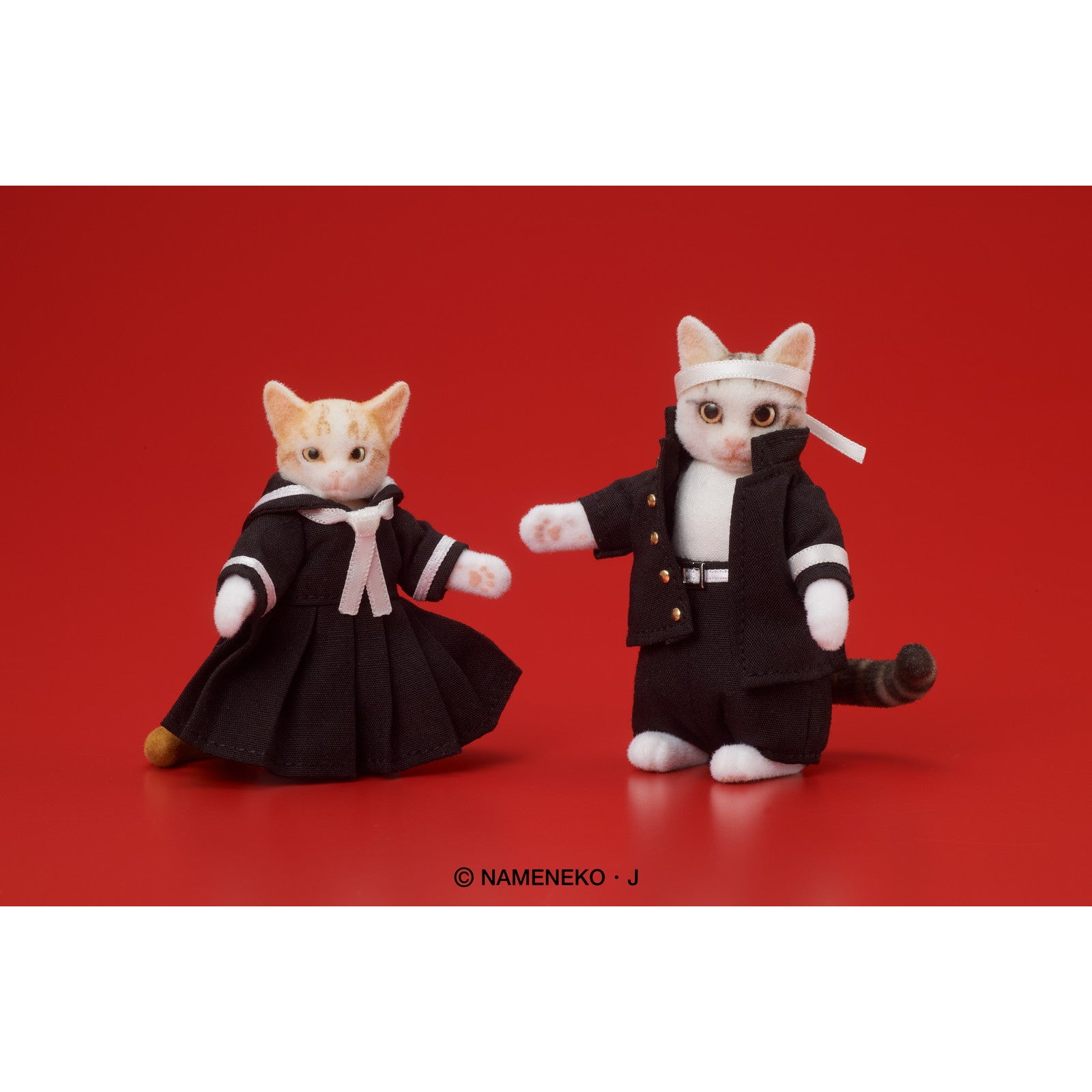 【新品即納】[FIG] DIGKawaiiACTION 『なめ猫』又吉&トラ子セット 全日本暴猫連合 なめんなよ 完成品 可動フィギュア ディーアイジー(20241031)