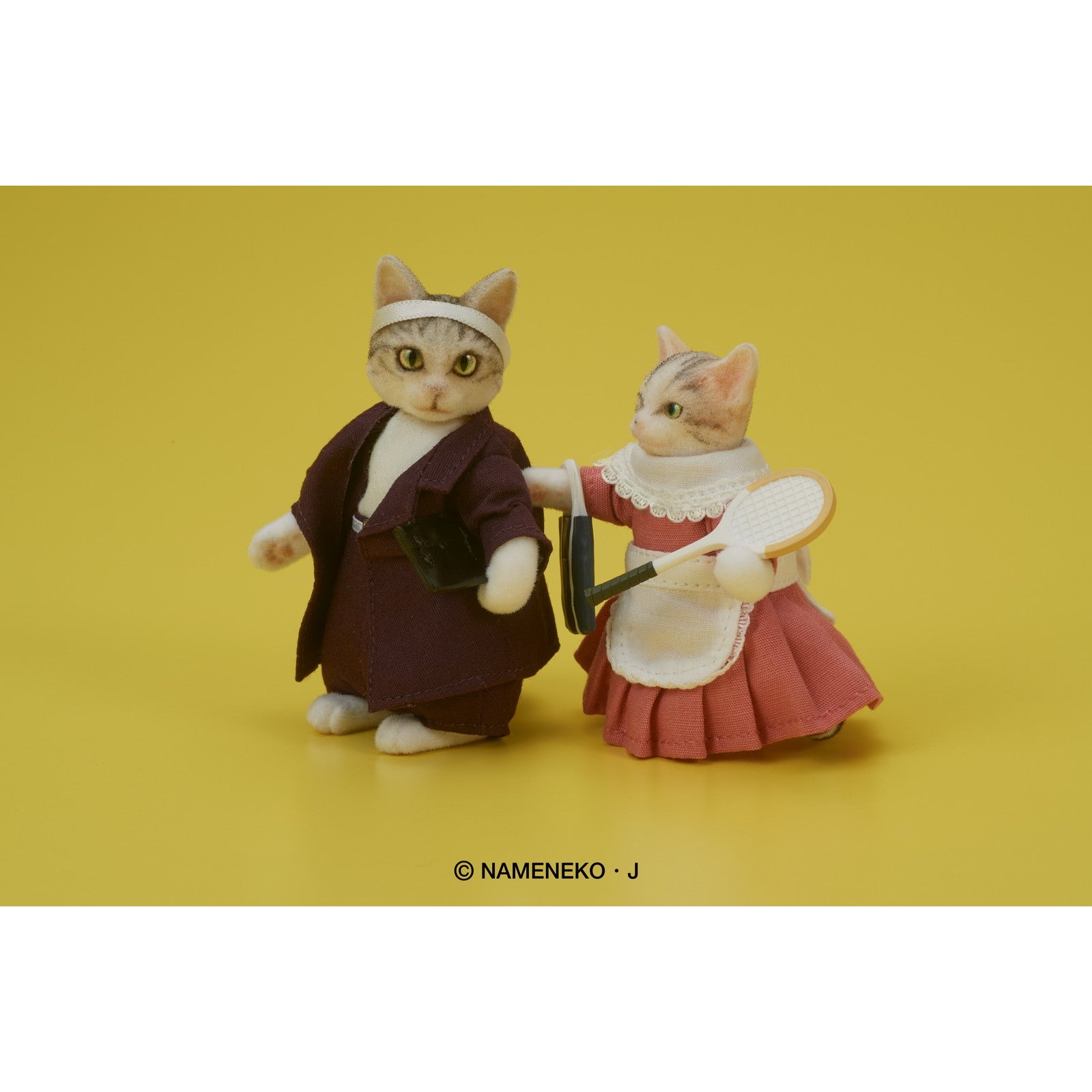 【新品即納】[FIG] DIGKawaiiACTION 『なめ猫』玉三郎&ミケ子セット 全日本暴猫連合 なめんなよ 完成品 可動フィギュア ディーアイジー(20241031)