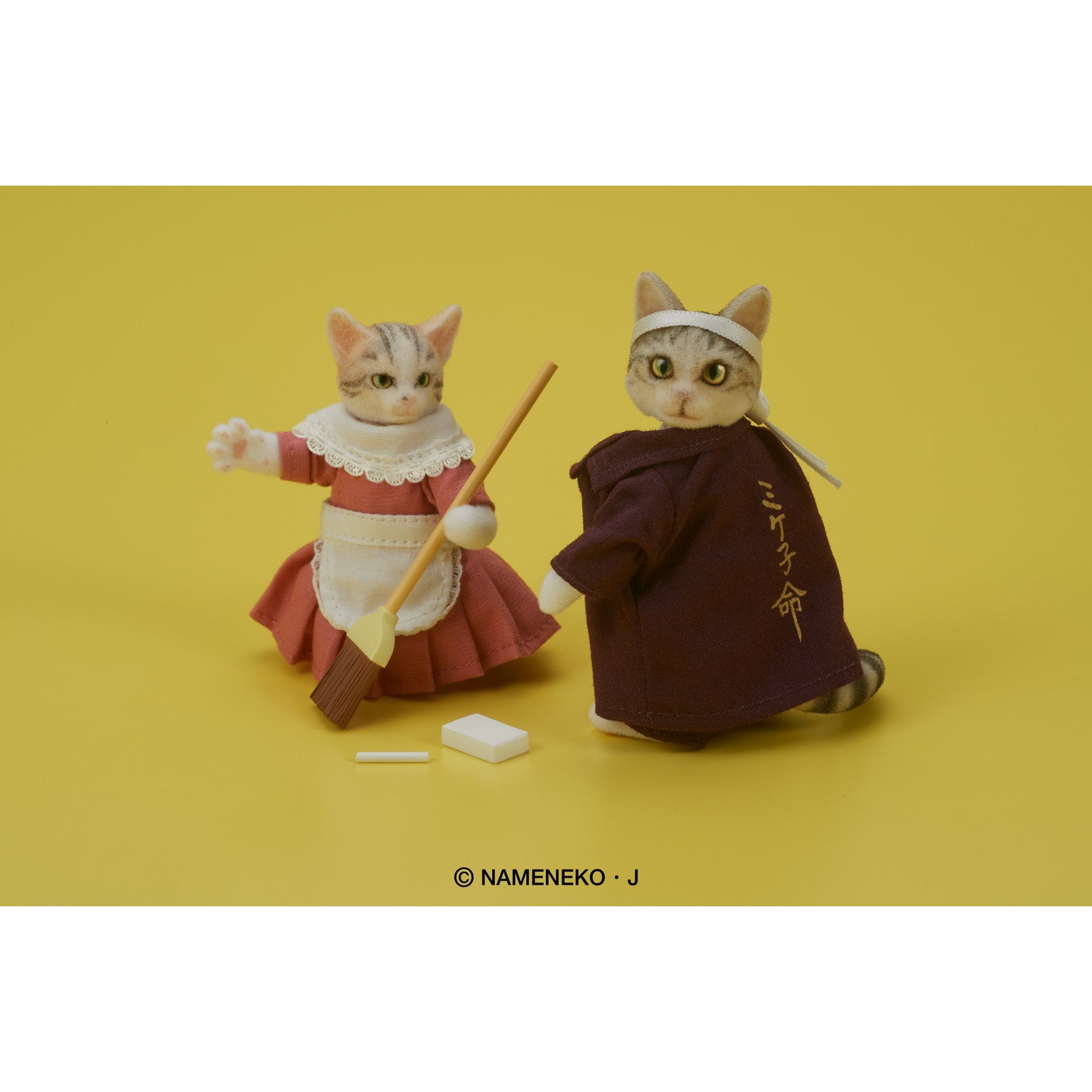 【新品即納】[FIG] DIGKawaiiACTION 『なめ猫』玉三郎&ミケ子セット 全日本暴猫連合 なめんなよ 完成品 可動フィギュア ディーアイジー(20241031)