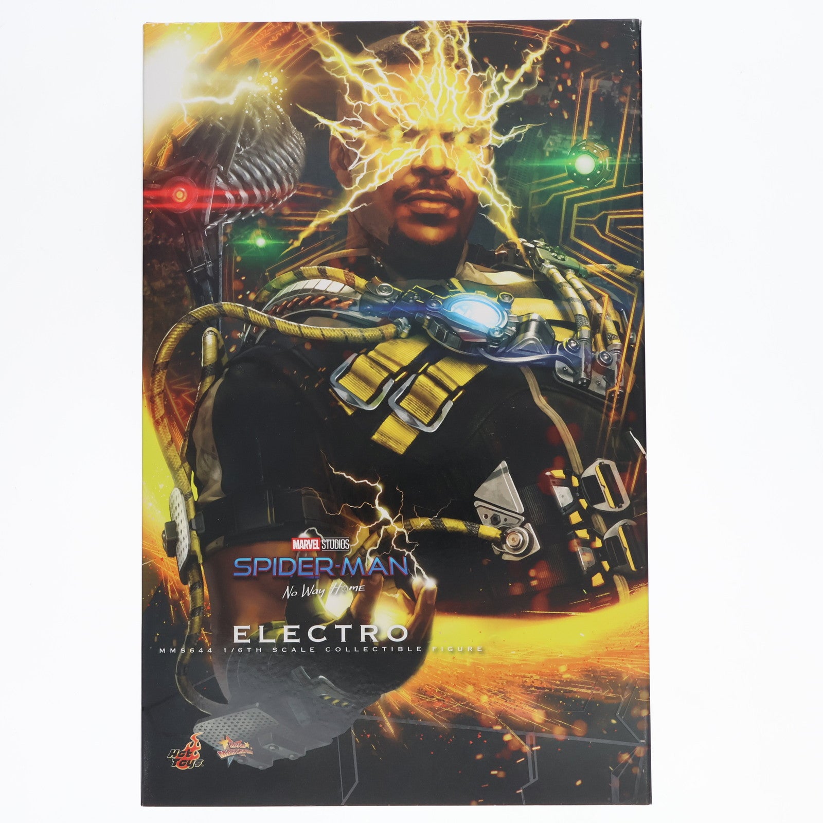 【中古即納】[FIG] ムービー・マスターピース エレクトロ スパイダーマン:ノー・ウェイ・ホーム 1/6 完成品 可動フィギュア(MMS644)(海外流通版) ホットトイズ(20231101)