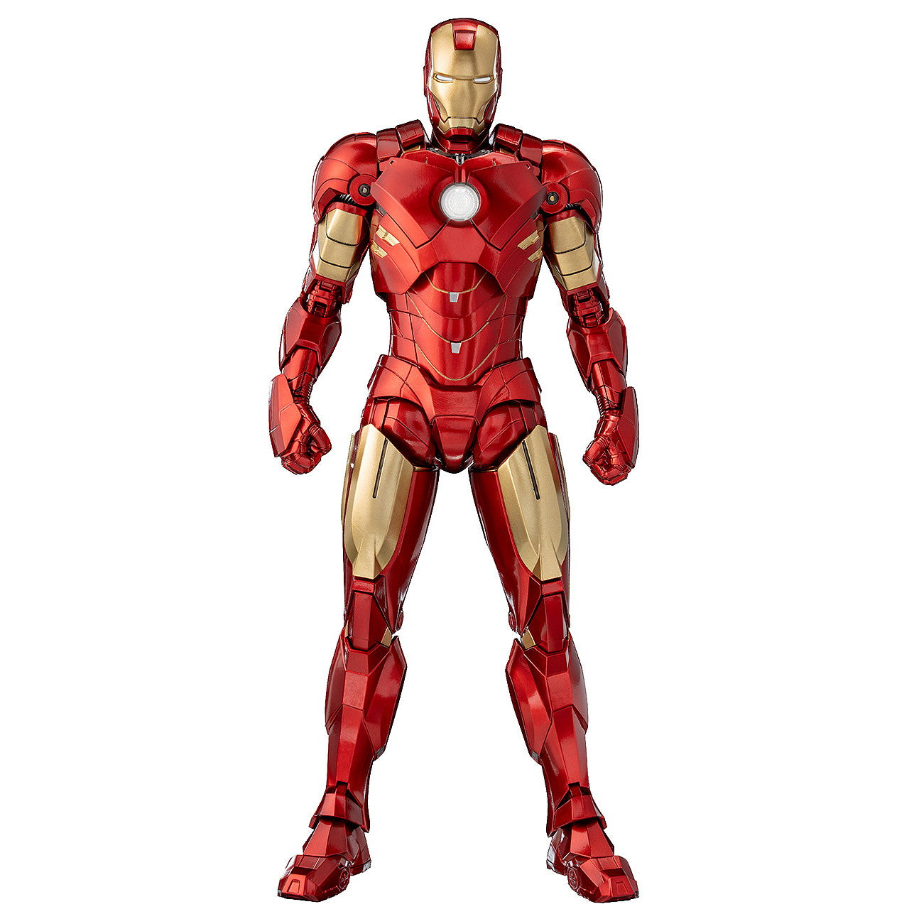 【中古即納】[FIG] DLX Iron Man Mark 4(DLX アイアンマン・マーク4) Marvel Studios' The Infinity Saga(マーベル・スタジオの『インフィニティ・サーガ』) 1/12 完成品 可動フィギュア threezero(スリーゼロ)(20250228)