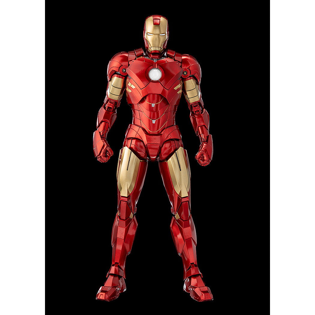 【新品即納】[FIG] DLX Iron Man Mark 4(DLX アイアンマン・マーク4) Marvel Studios' The Infinity Saga(マーベル・スタジオの『インフィニティ・サーガ』) 1/12 完成品 可動フィギュア threezero(スリーゼロ)(20250228)