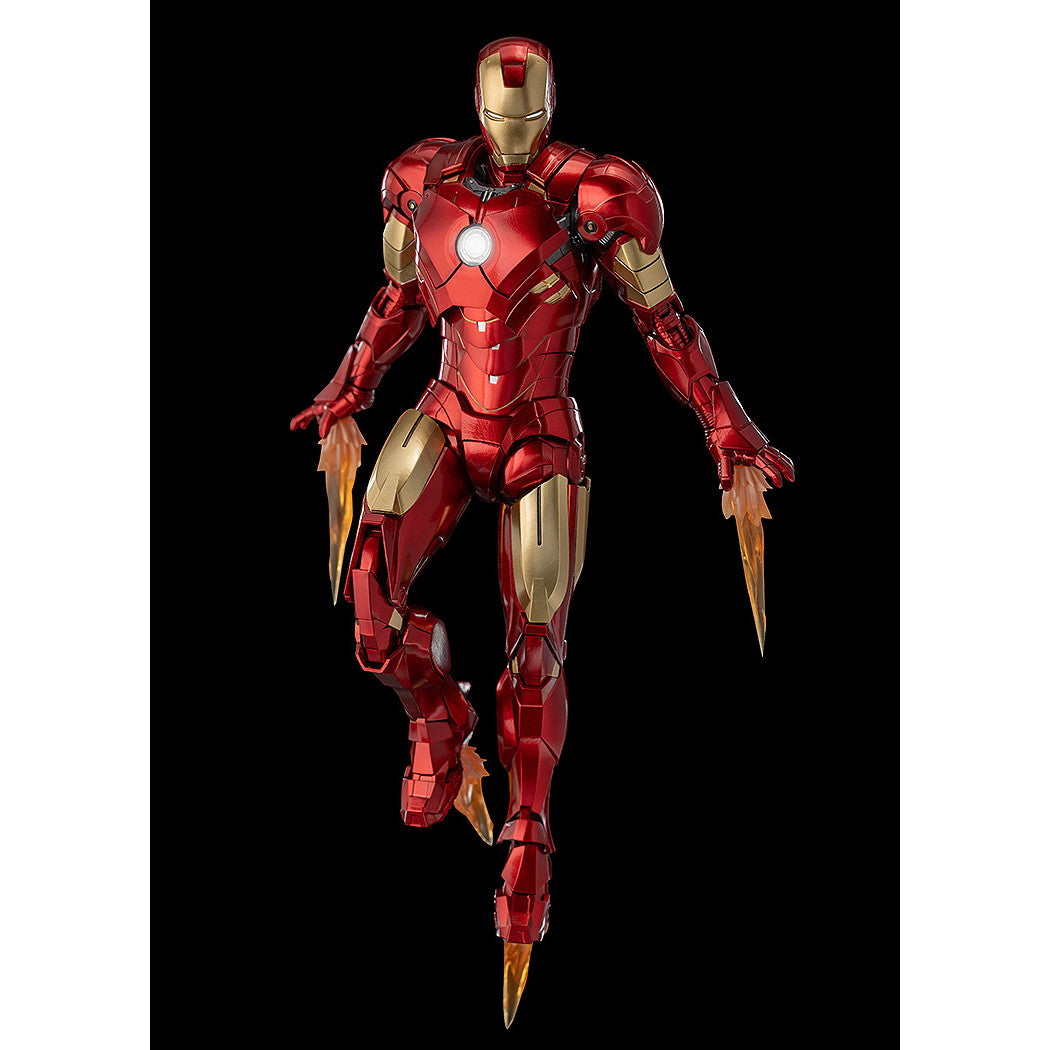 【中古即納】[FIG] DLX Iron Man Mark 4(DLX アイアンマン・マーク4) Marvel Studios' The Infinity Saga(マーベル・スタジオの『インフィニティ・サーガ』) 1/12 完成品 可動フィギュア threezero(スリーゼロ)(20250228)