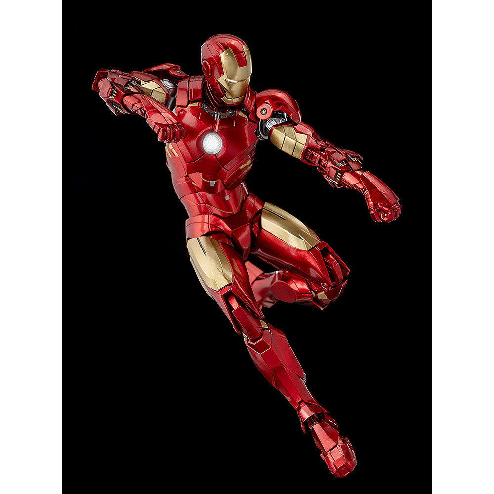 【中古即納】[FIG] DLX Iron Man Mark 4(DLX アイアンマン・マーク4) Marvel Studios' The Infinity Saga(マーベル・スタジオの『インフィニティ・サーガ』) 1/12 完成品 可動フィギュア threezero(スリーゼロ)(20250228)