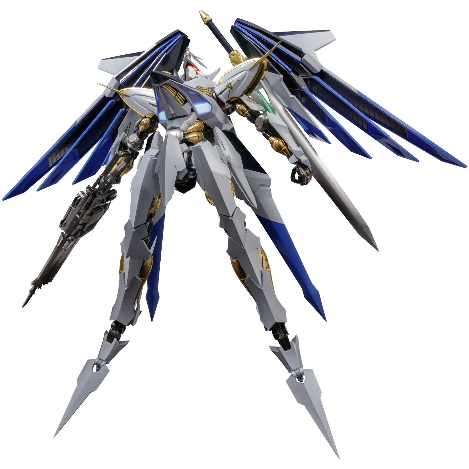 【新品即納】[FIG] RIOBOT ヴィルキス クロスアンジュ 天使と竜の輪舞 完成品 可動フィギュア 千値練(せんちねる)(20241224)