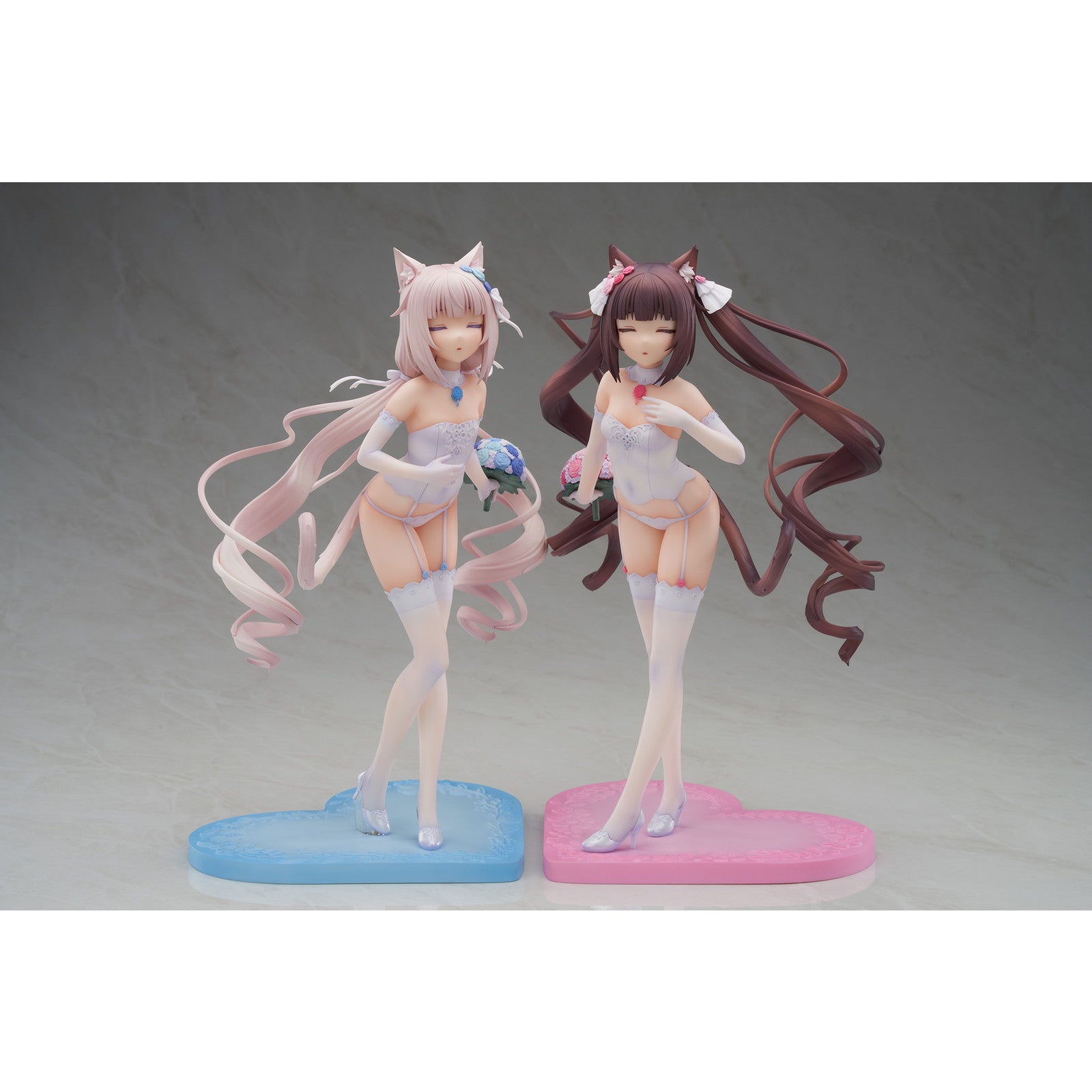 【新品即納】[FIG] アクリルイラストボード付属 ショコラ&バニラ エデンの夢ver. ネコぱら 1/7 完成品 フィギュア APEX(エーペックス)(20250331)