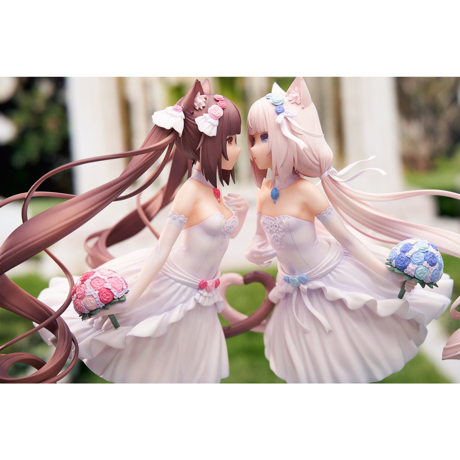【新品即納】[FIG] アクリルイラストボード付属 ショコラ&バニラ エデンの夢ver. ネコぱら 1/7 完成品 フィギュア APEX(エーペックス)(20250331)