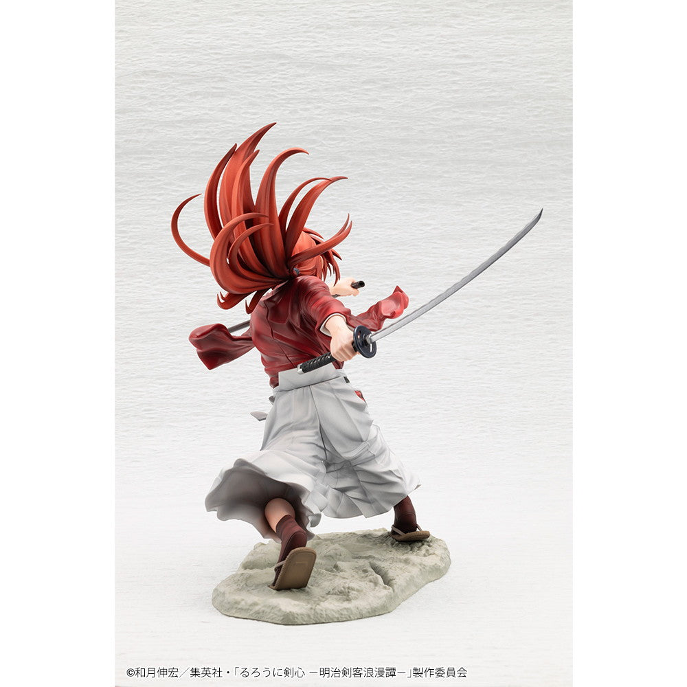 【中古即納】[FIG] ARTFX J 緋村剣心(ひむらけんしん) るろうに剣心 -明治剣客浪漫譚- 1/8 完成品 フィギュア(PV152) コトブキヤ(20241130)