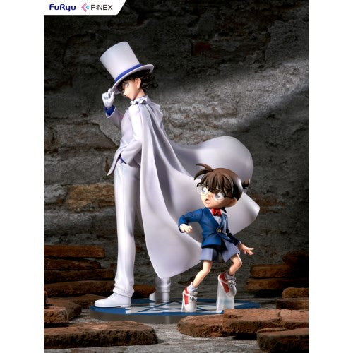 【中古即納】[FIG] 江戸川コナン&怪盗キッド 名探偵コナン 1/7 完成品 フィギュア(AMU-FNX1092) フリュー(20250227)