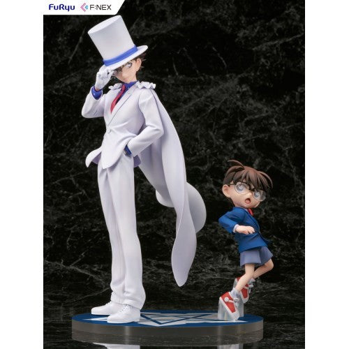 【中古即納】[FIG] 江戸川コナン&怪盗キッド 名探偵コナン 1/7 完成品 フィギュア(AMU-FNX1092) フリュー(20250227)
