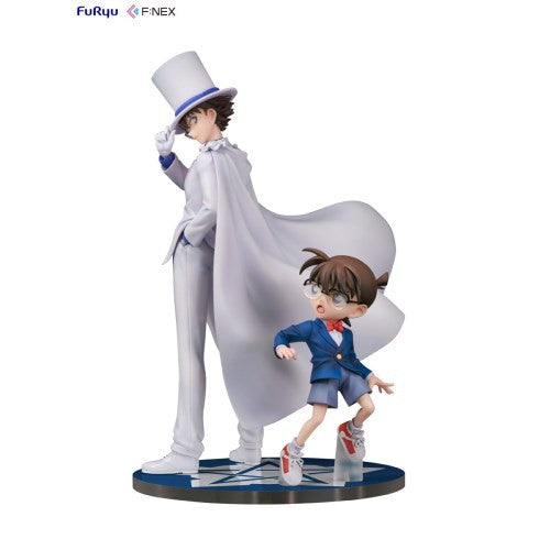 【中古即納】[FIG] 江戸川コナン&怪盗キッド 名探偵コナン 1/7 完成品 フィギュア(AMU-FNX1092) フリュー(20250227)