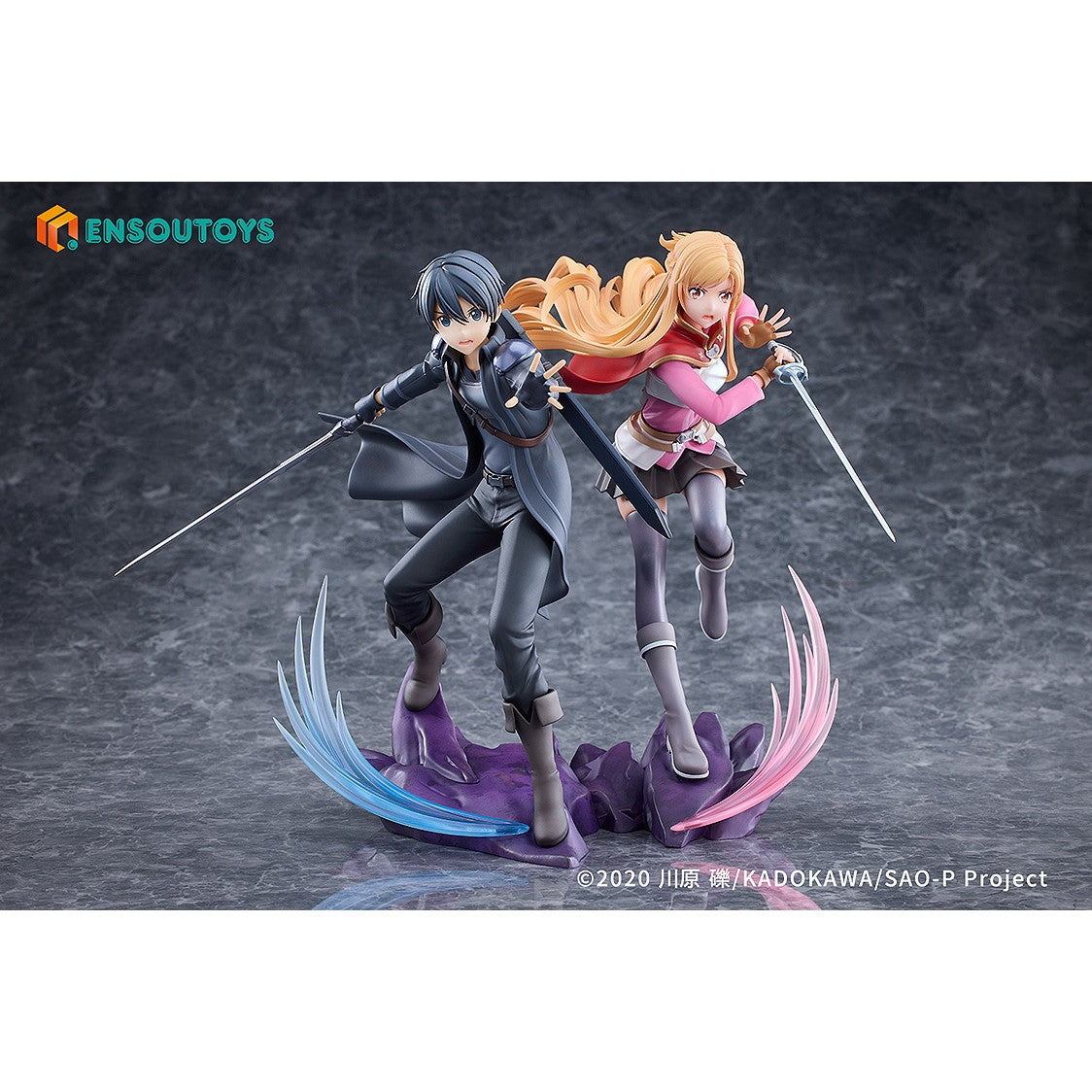 【新品】【お取り寄せ】[FIG] キリト&アスナ セット ソードアート・オンライン -プログレッシブ- 冥き夕闇のスケルツォ- 1/7 完成品 フィギュア ENSOUTOYS(エンソウトイズ)(20260220)