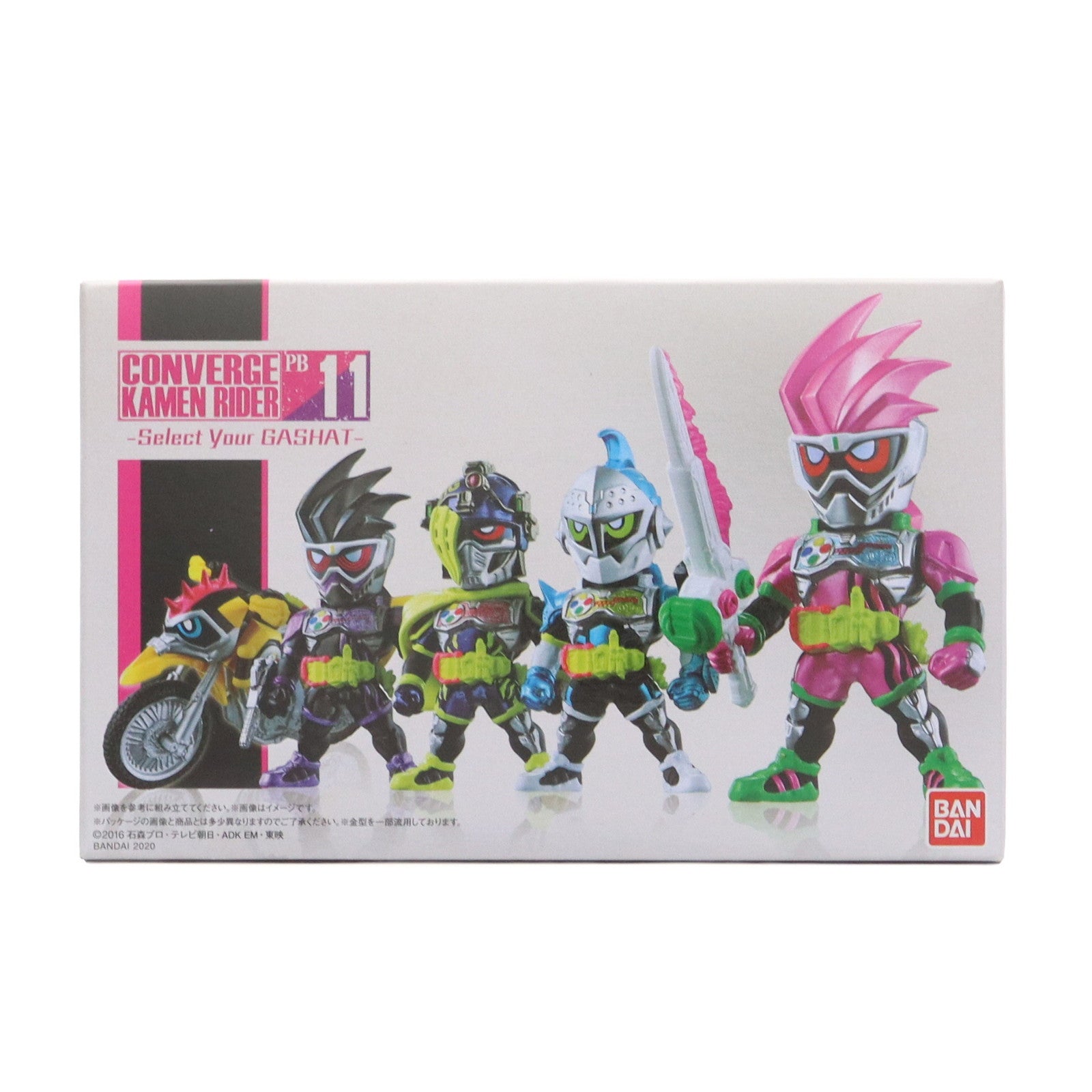 【中古即納】[FIG] (食玩)初期不良対応済 プレミアムバンダイ限定 CONVERGE KAMEN RIDER(コンバージ 仮面ライダー) PB11 仮面ライダーエグゼイド プレミアムエディション -Select Your GASHAT- 完成品 フィギュア バンダイ(20200131)