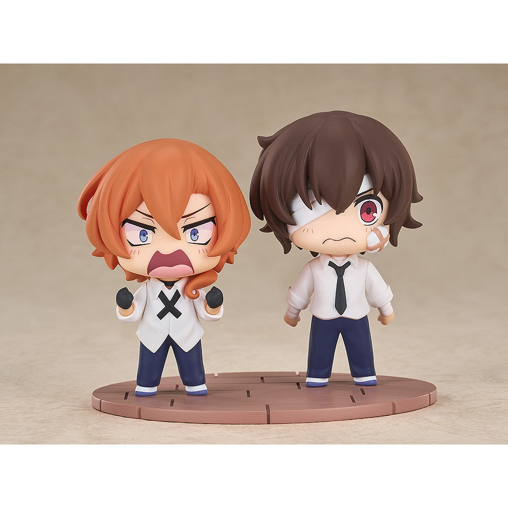 【新品即納】[FIG] デフォルメフィギュア 太宰治&中原中也(だざいおさむ&なかはらちゅうや) 十四歳Ver. 文豪ストレイドッグス わん! 完成品 フィギュア グッドスマイルアーツ上海(20241130)