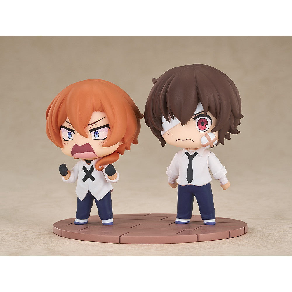 【新品即納】[FIG] デフォルメフィギュア 太宰治&中原中也(だざいおさむ&なかはらちゅうや) 十四歳Ver. 文豪ストレイドッグス わん! 完成品 フィギュア グッドスマイルアーツ上海(20241130)