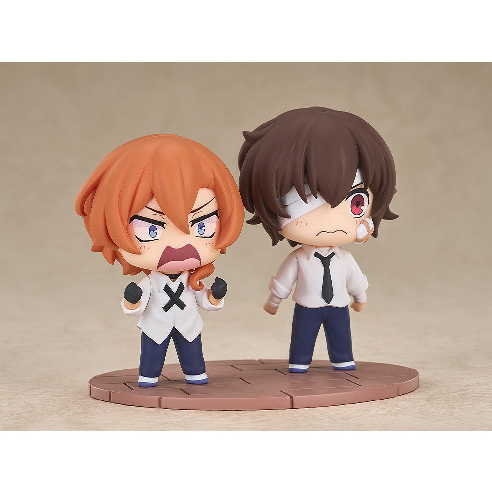 【新品即納】[FIG] デフォルメフィギュア 太宰治&中原中也(だざいおさむ&なかはらちゅうや) 十四歳Ver. 文豪ストレイドッグス わん! 完成品 フィギュア グッドスマイルアーツ上海(20241130)