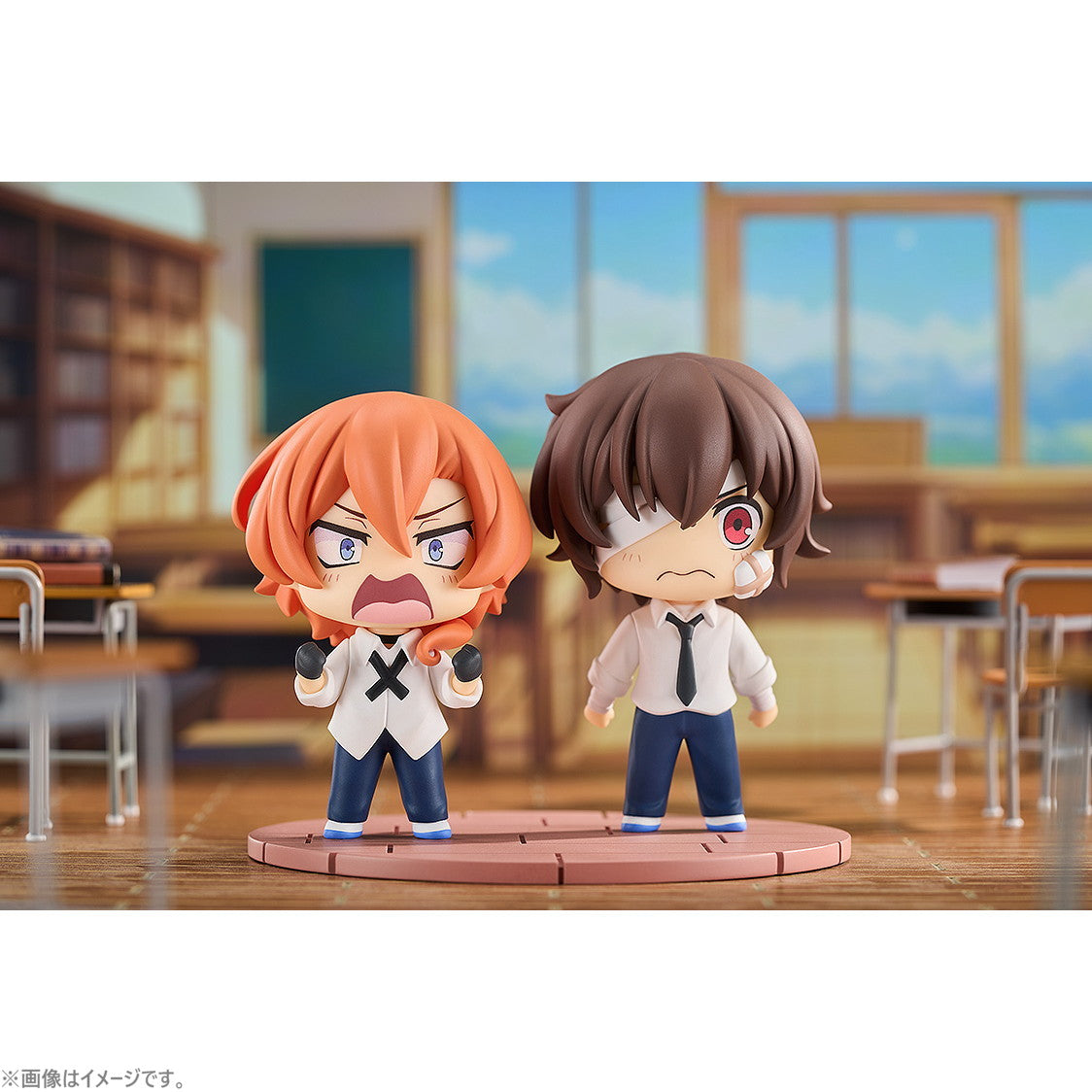 【新品即納】[FIG] デフォルメフィギュア 太宰治&中原中也(だざいおさむ&なかはらちゅうや) 十四歳Ver. 文豪ストレイドッグス わん! 完成品 フィギュア グッドスマイルアーツ上海(20241130)