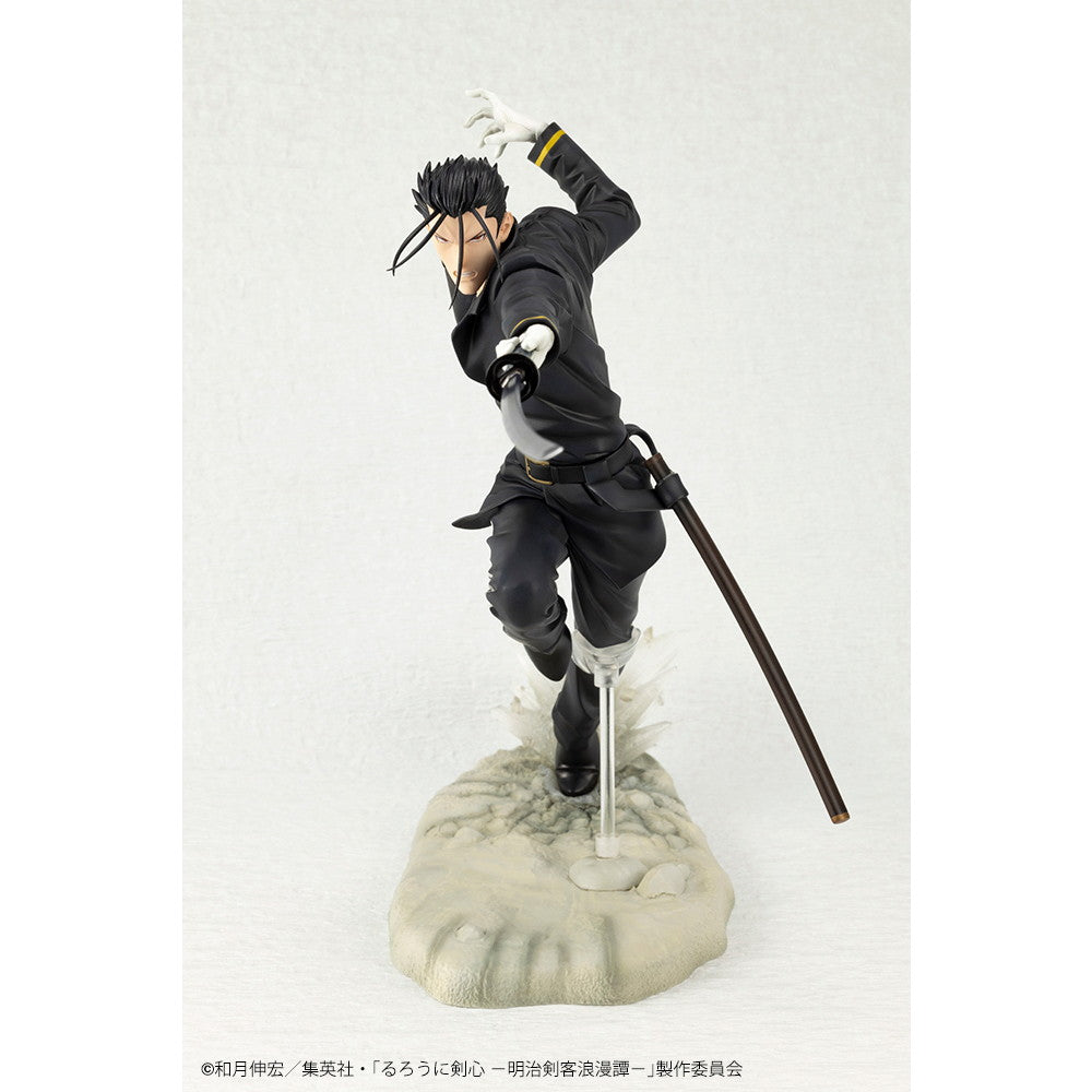 【中古即納】[FIG] ARTFX J 斎藤一(さいとうはじめ) るろうに剣心 -明治剣客浪漫譚- 1/8 完成品 フィギュア(PV170) コトブキヤ(20250131)