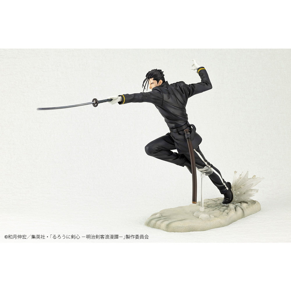 【中古即納】[FIG] ARTFX J 斎藤一(さいとうはじめ) るろうに剣心 -明治剣客浪漫譚- 1/8 完成品 フィギュア(PV170) コトブキヤ(20250131)